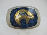 t-77  Native American Hand Made Stone Belt Buckle