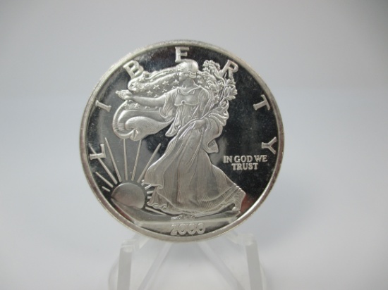 t-11 Dawn Of A New Millennium 1 Ounce .999 Silver Round