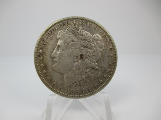 t-21 1897-S Morgan Silver Dollar