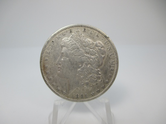 t-41 1891 Morgan Silver Dollar