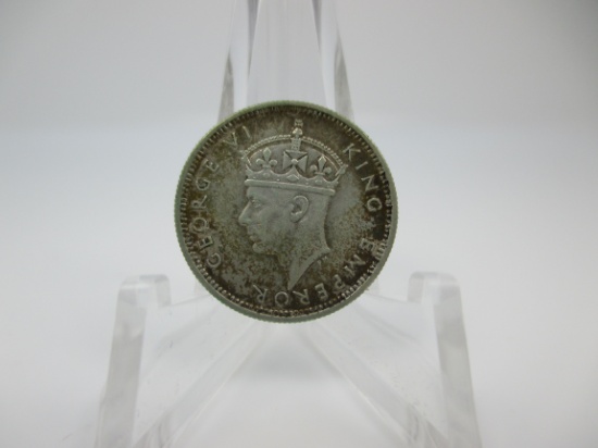 t-46 1940 Fiji 6 Pence ASW .0818 Ounces Silver