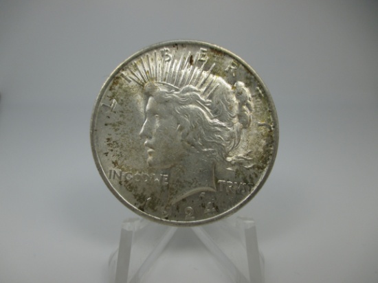 t-11 1924 Peace Silver Dollar