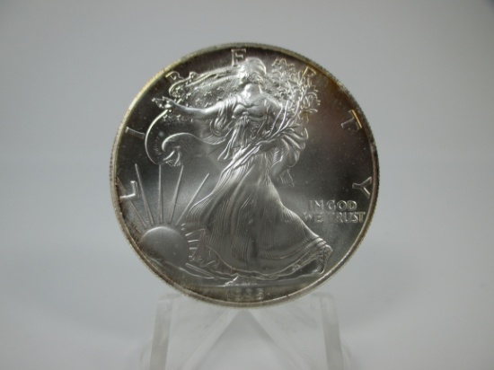 UNC 1995 American Silver Eagle.