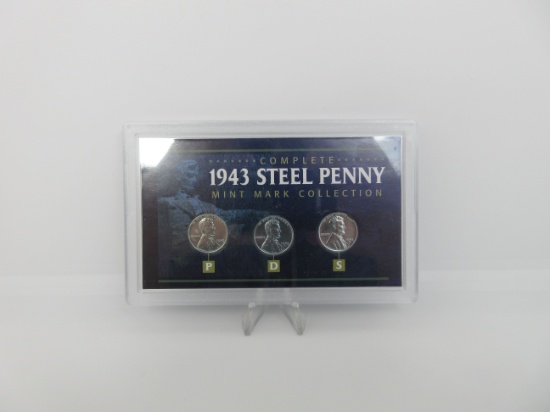 t-14 1943 Steel Penny Mint Mark Collection