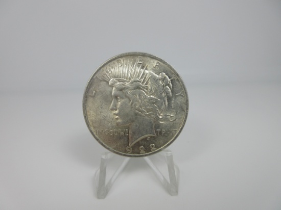 t-22 1922 Peace Silver Dollar