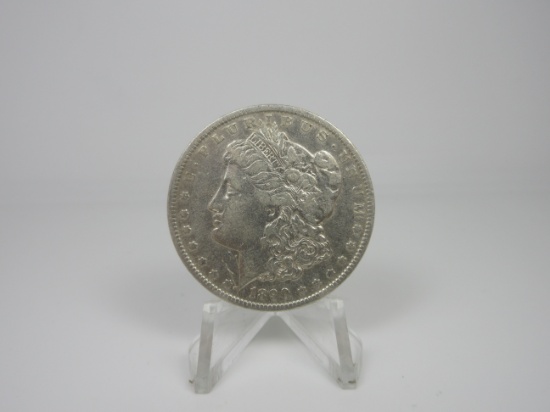 t-21 1890-0 Morgan Silver Dollar