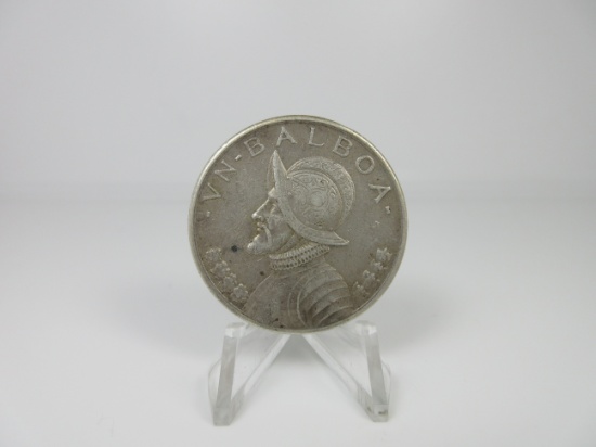 t-6 1931 Panama Silver dollar ASW. 1.0127 oz of silver