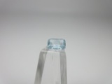 t-169 .7ct Rectangular Cut Blue Aquamarine Gemstone. All gems have been gia certified authentic