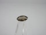 t-182 1.75ct Marquise cut Smokey Quartz Gemstone. All gems have been gia certified authentic