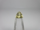 t-214 1.6ct Trillion cut Yellow Citrine gemstone. All gems have been gia certified authentic