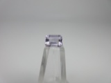 t-83 1.1ct Rectangular cut purple Amethyst Gemstone. All gems have been gia certified authentic