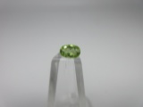 T-96 .55CT Oval cut Green Peridot Gemstone. Peridot is rare. All gems have been gia certified