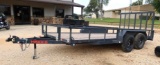 Maxx-D 16' Bumper Pull Utility Trailer