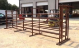 24' Stand Alone Livestock Chute W/Sliding Gate