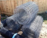 4 Rolls Of Net Wire Fencing