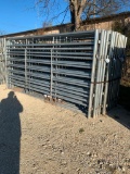 Set of 5 - 12'x6' Galvanized Livestock Panels