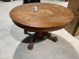 Round Dining Table w/ Claw Feet