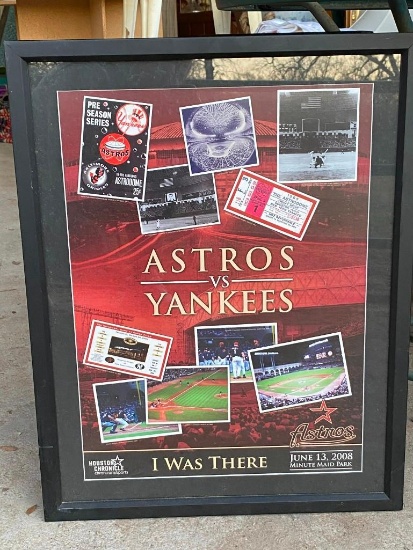 Astros vs. Yankee Commemorative Poster June 13, 2003