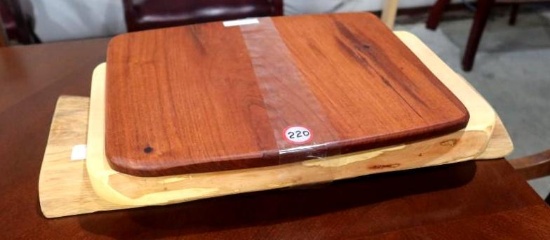1-Elm, 1- Mesquite, 1- Pecan Cutting Board