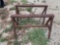 Set of 2 Metal Saw Horses