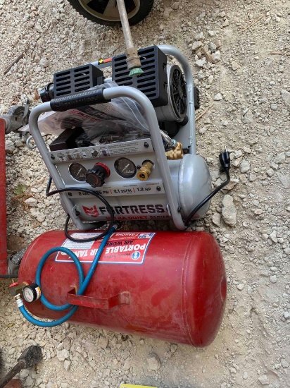 Fortress Ultra Quiet Compressor w/ Portable Air Compressor