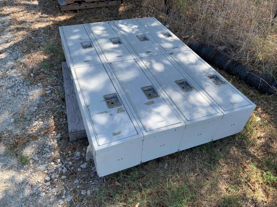 Set of Metal Lockers