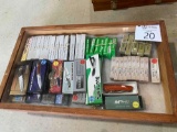 Assorted Pocket Knives w/ Display Cases