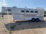 1989 Sundowner 3 Horse Slant Trailer