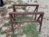 Set of 2 Metal Saw Horses