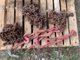 (3) Assorted Chains w/ Hooks & Boomers