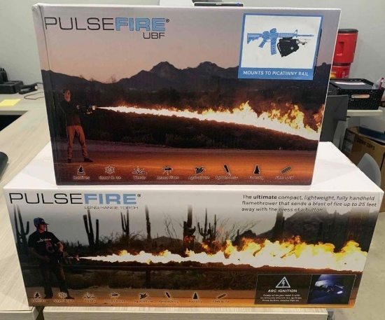 2 Exothermic Pulse Fire Torches