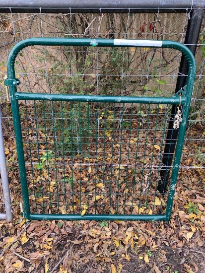 4' Green Wirefilled Gate