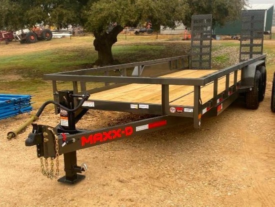 20' - Maxx D Utility Trailer
