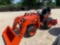 Kubota B7610 w/ LA302 Loader & 4' RT 125 Rotavator Tiller