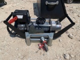 Warn 8k Winch w/ Receiver Hitch Mounting Plate