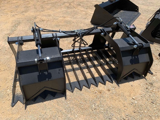 75" Rock & Brush Grapple Bucket