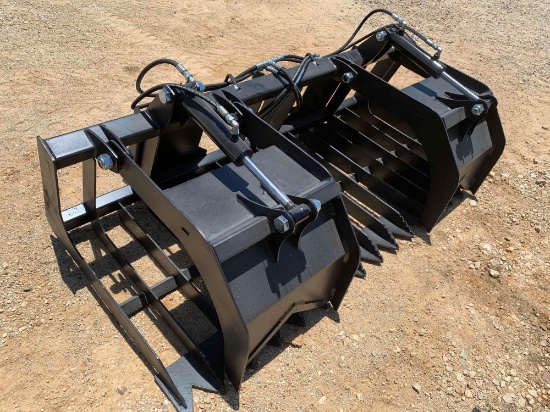 71" Rock & Brush Grapple Bucket