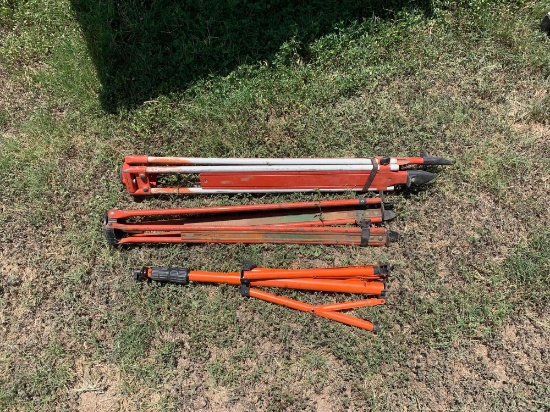 Assorted Transit Tripod Stands