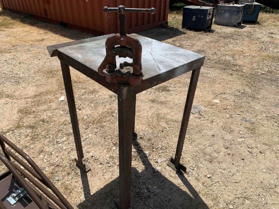 Metal Table w/ Clamp