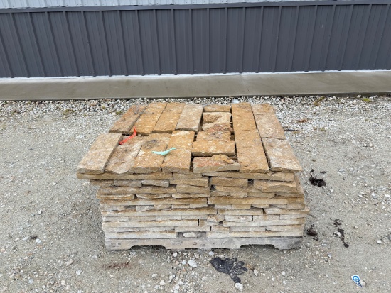 Pallet of Buff Lueders Sawn 4-8" Stone