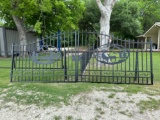 20' Wrought Iron Bi-Parting Gate