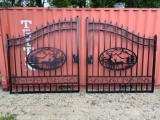 14' Wrought Iron Bi-Parting Gate