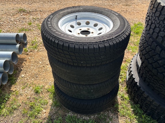 (4) - 205/75R15 Trailer Tires