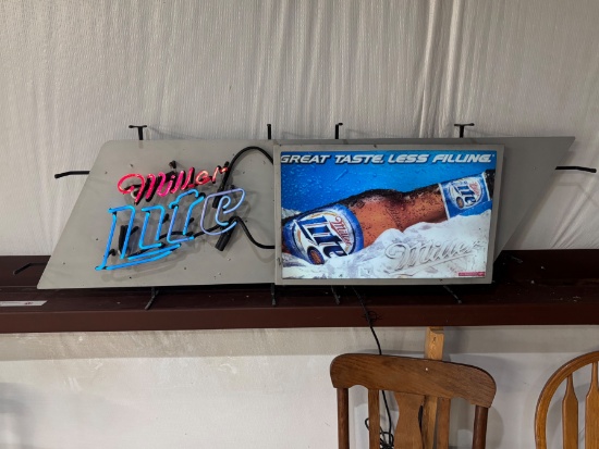 Miller Lite Neon Light Sign