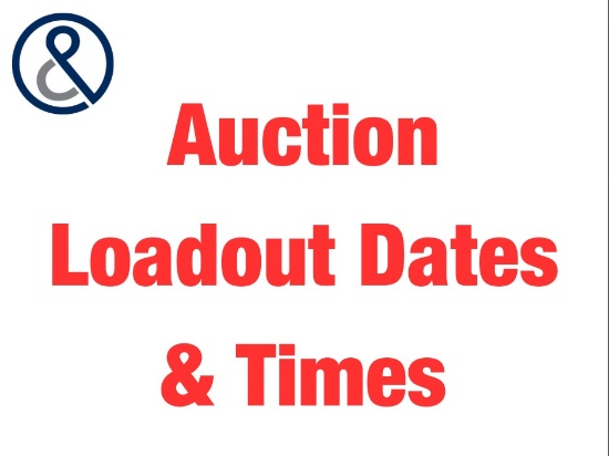 Auction Loadout Dates & Times