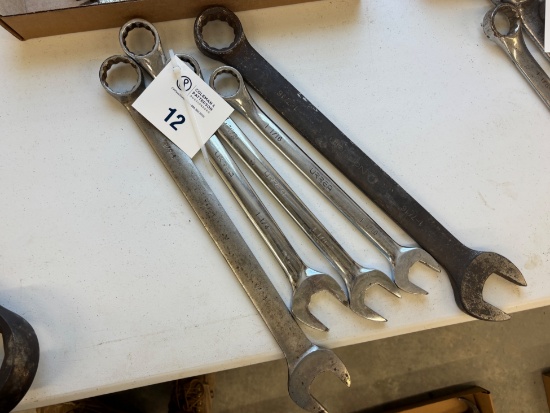 Box Lot - Misc Combination Wrenches (Various Sizes)