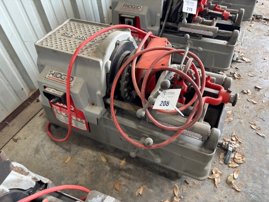 Rigid 535 Series Threading Machine - Manual Chuck Machine
