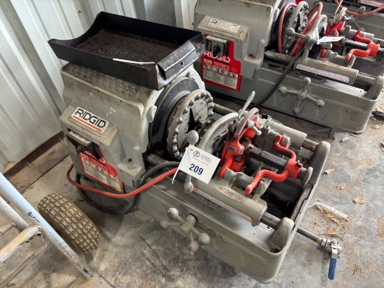 Rigid 535 Series Threading Machine - Manual Chuck Machine