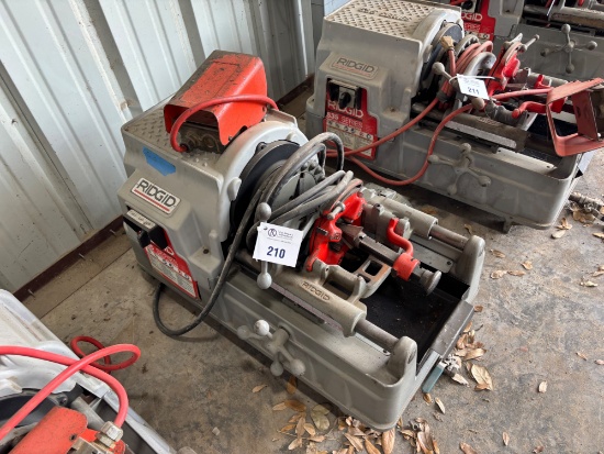 Rigid 535 Series Threading Machine - Manual Chuck Machine