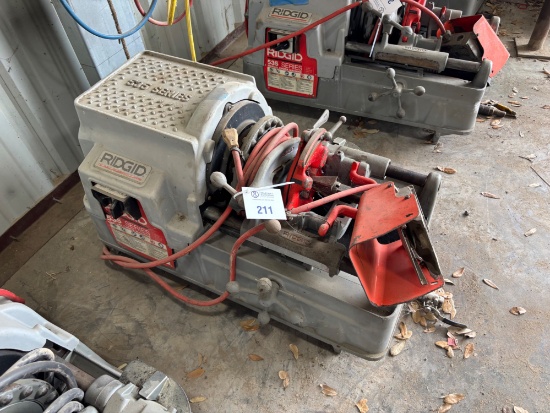Rigid 535 Series Threading Machine - Manual Chuck Machine